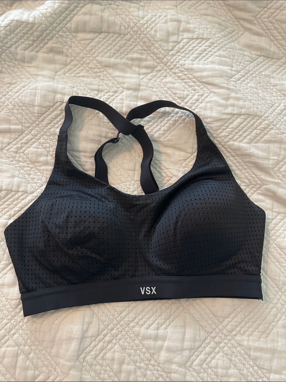 VSX Black Racerback Sports Bra